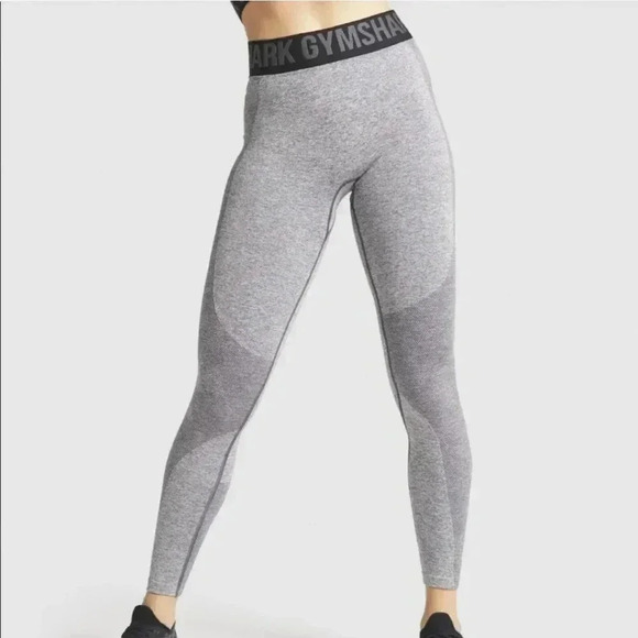 GYMSHARK Flex Legging mid-rise size small Gray color in GREAT used condition - Picture 1 of 9